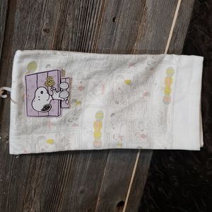 Snoopy easter comic strip towel NWT